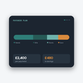 Paycheck Budget Tracker — dashboard preview