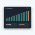 52-Week Savings Challenge — dashboard preview