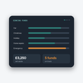 Sinking Funds Tracker — dashboard preview