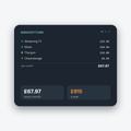 Subscription Audit Tracker — dashboard preview