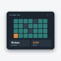 No-Spend Challenge Tracker — dashboard preview